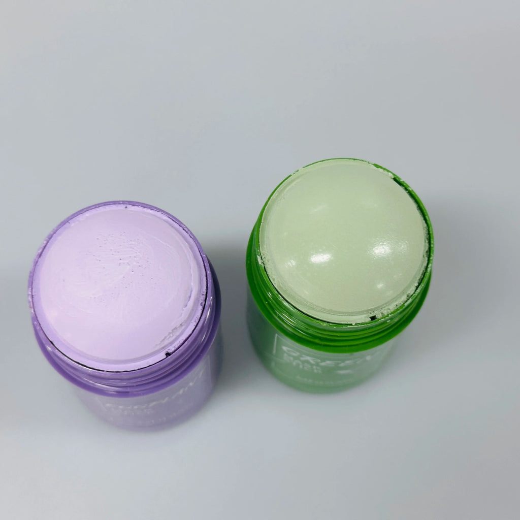 Anti Aging Clay Mask Acne Treatment Face Mud Mask Deep Cleansing Eggplant Green Tea Blackhead Remover Mask